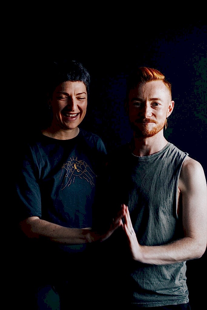 Becca and Ben Namaste