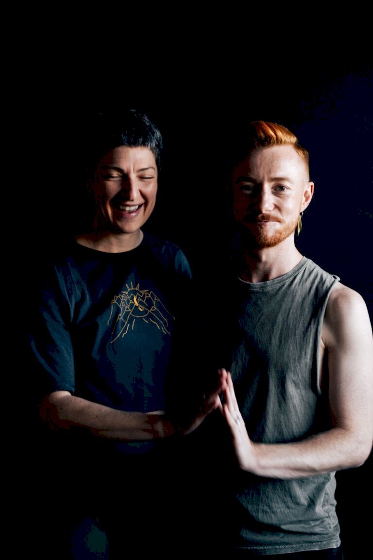 Becca and Ben Namaste