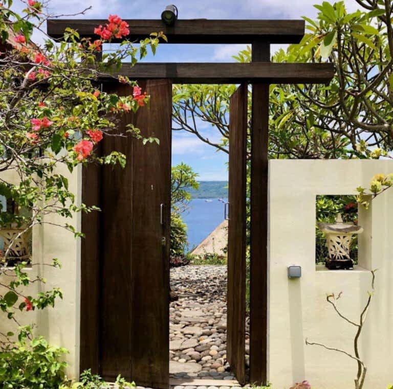 wooden doorway